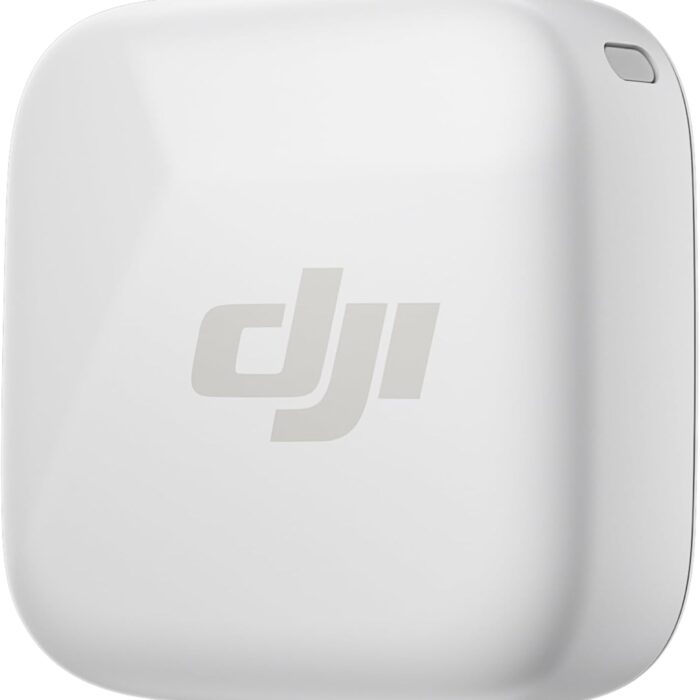 DJI - Microphones - Mic Mini Noise Cancelling Transmitter Wireless Microphone - Arctic White