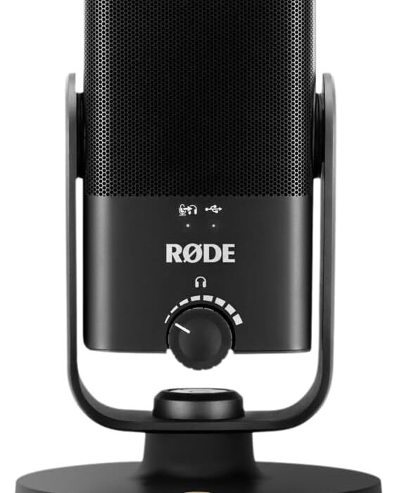 RØDE NT-USB Mini Versatile Studio-quality Condenser USB Microphone with Free Software for Podcasting, Streaming, Gaming, Music Production, Vocal and Instrument Recording